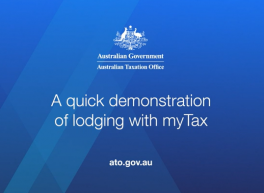 A quick demonstration of lodging with myTax